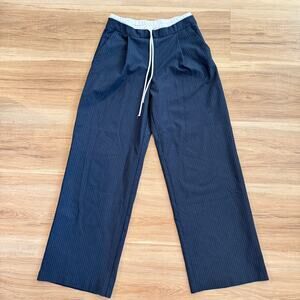 ZARA Double Waistband Wide-Leg Pants Size XS